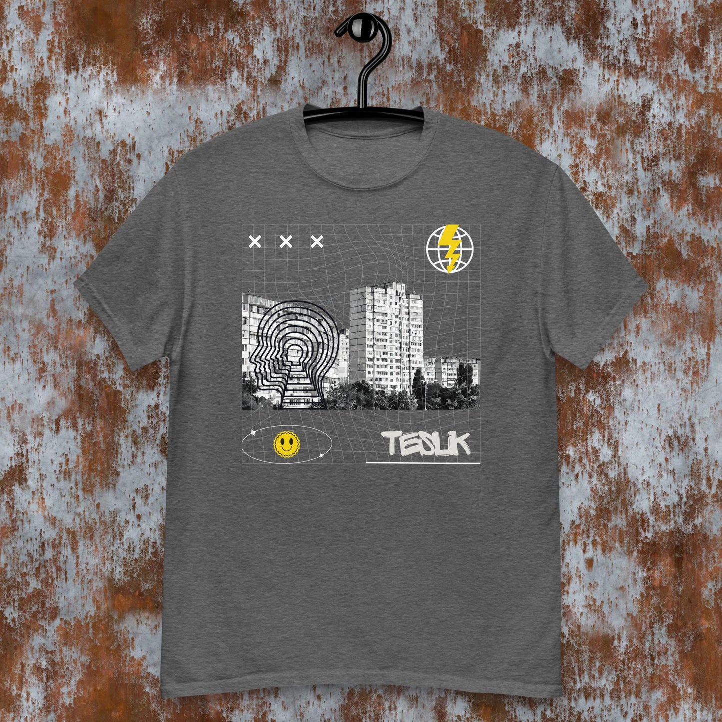 Men's brutalism tee