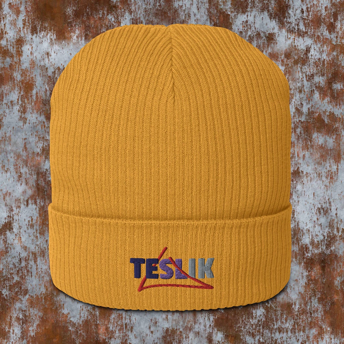TESLIK Organic ribbed beanie Vol.1
