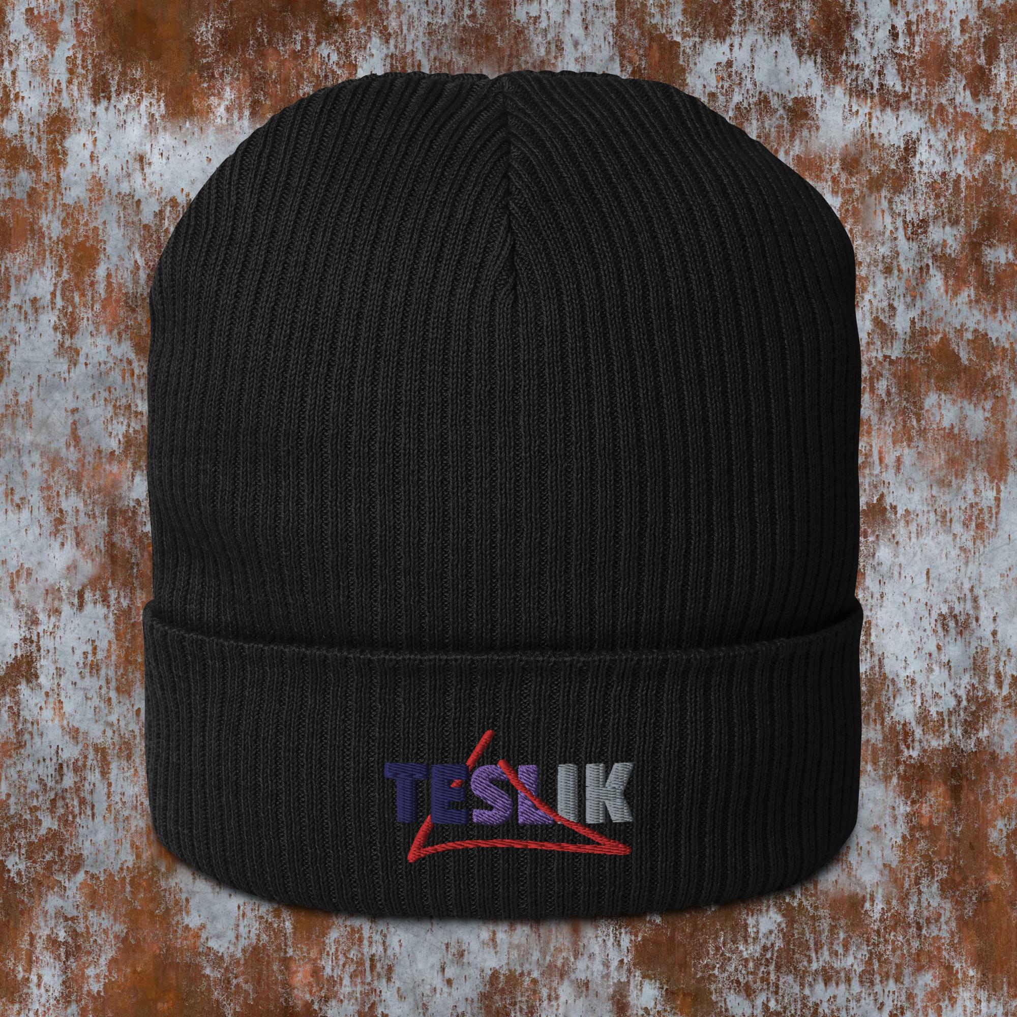 TESLIK Organic ribbed beanie Vol.1